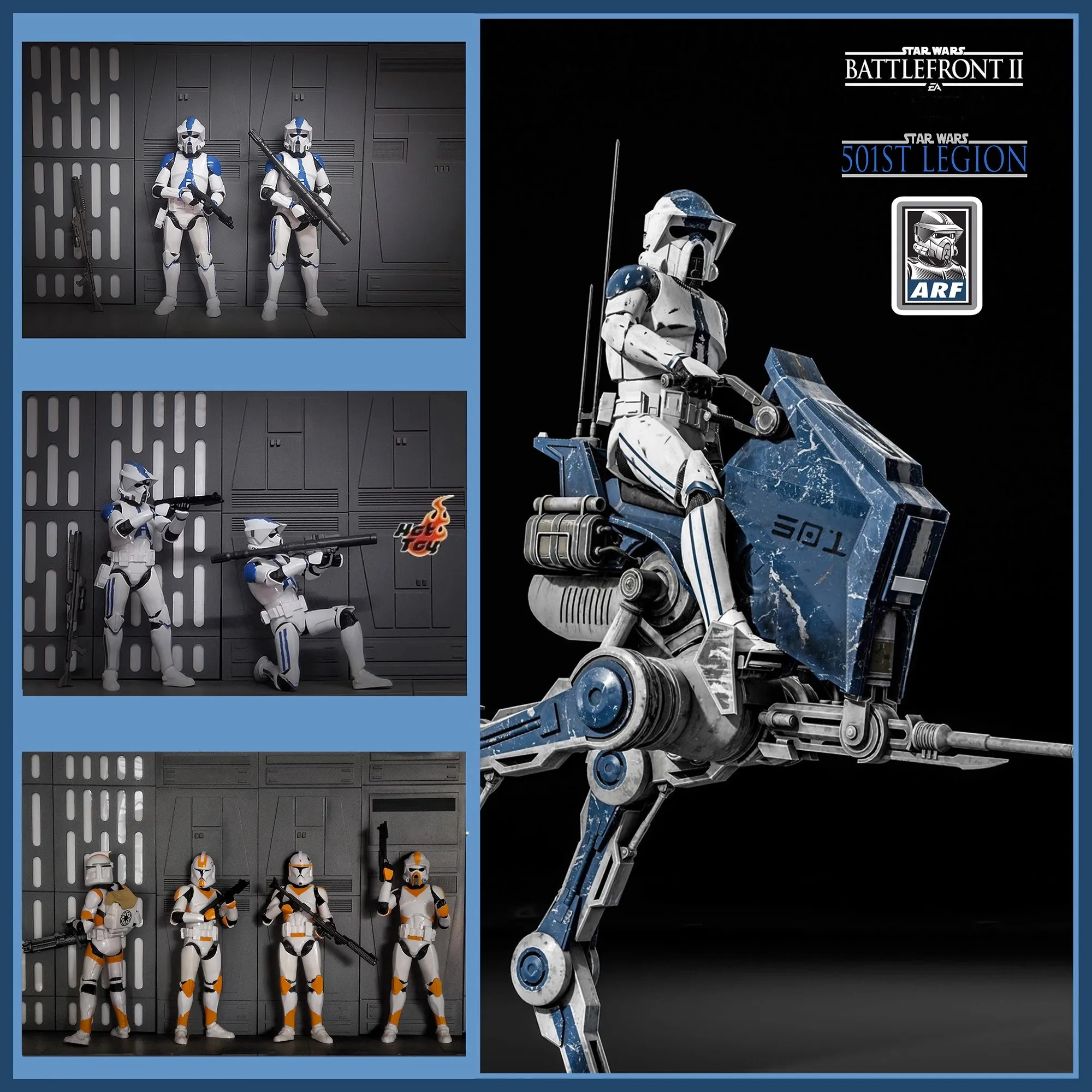 

Star Wars 501st Legion Phase 2 Tup Dogma Trooper 6" Action Figure Clone Toys Model Doll Moveable Figurine Birthday Gift