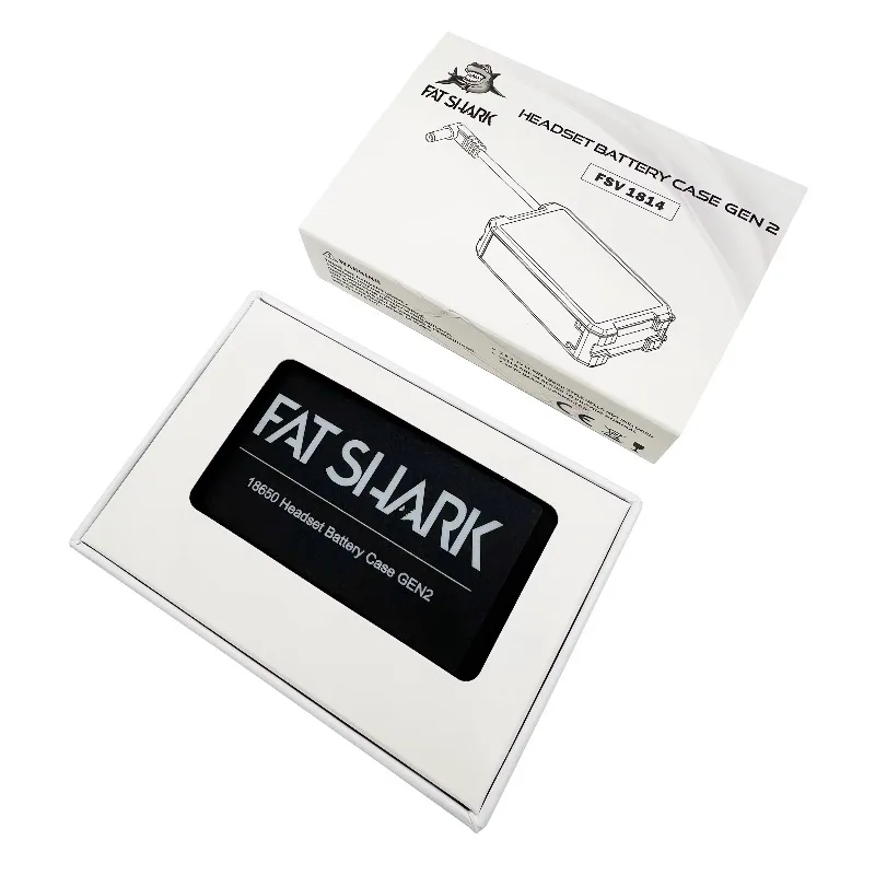 Фото Кейс для зарядки аккумуляторов Gen 2 Fatshark 7.4V 18650 (литиевые элементы) для FPV-очков Walksnail HDZERO, блок питания DC №1