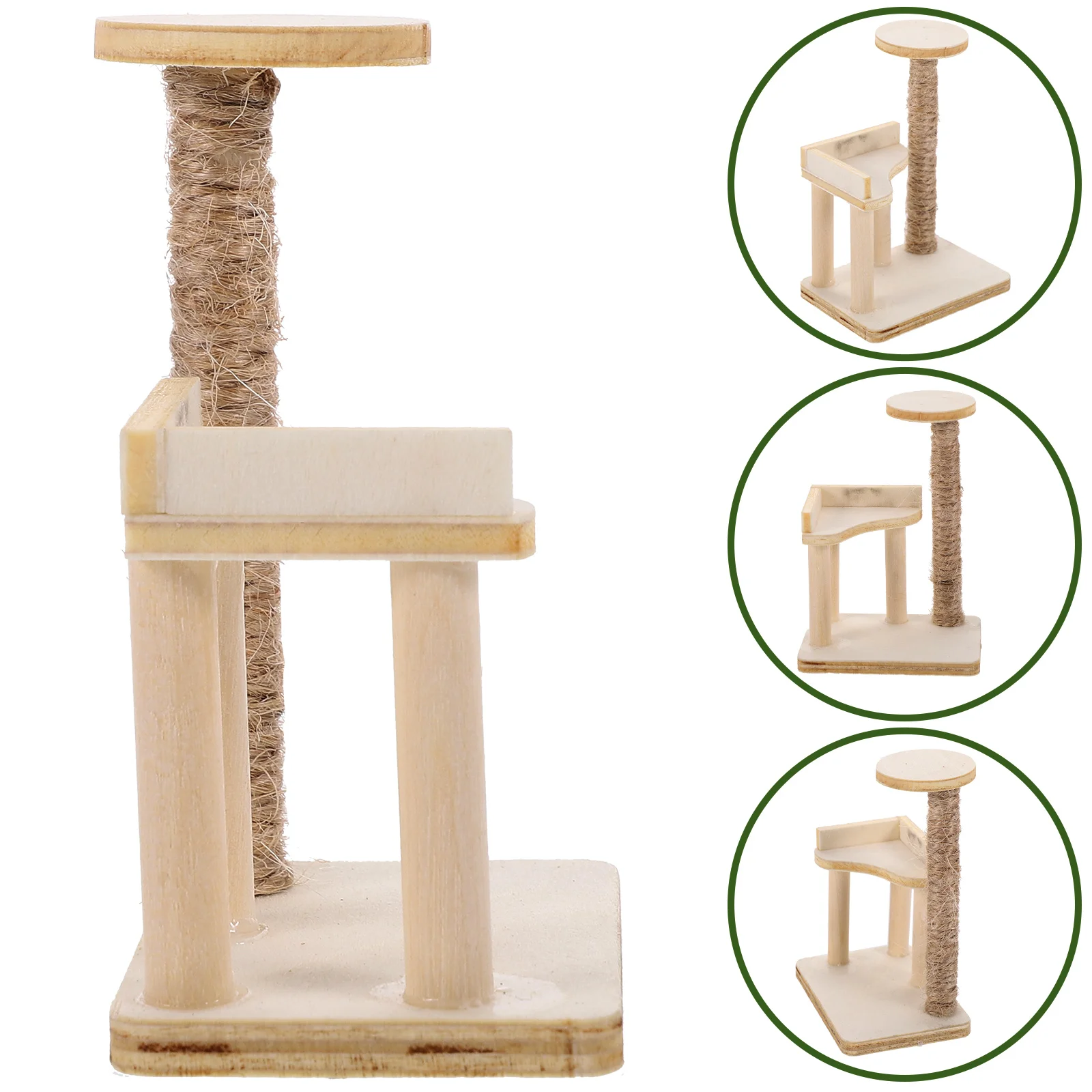 

Home Accessories Furniture Model Mini House Adornment Ornament Wooden Supplies