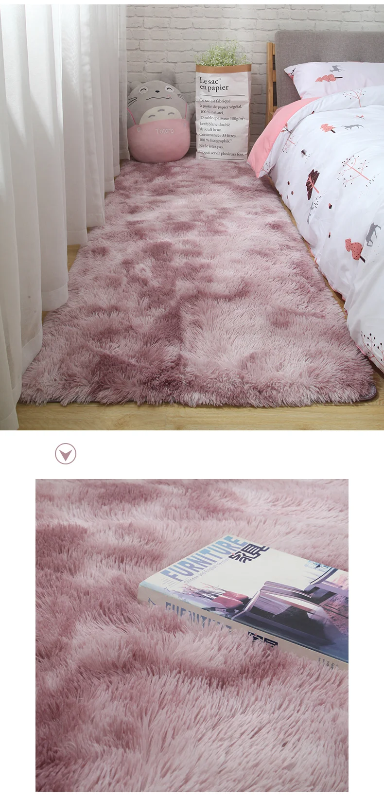 

Новинка 12393, ковер Nordic Tie-Dye, оптовая продажа, плюшевый коврик, одеяло для гостиной, спальни, напольная Подушка для украшения дома