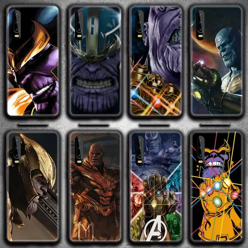 

Marvel Superhero Thanos Phone Case for Huawei P20 P30 P40 lite E Pro Mate 40 30 20 Pro P Smart 2020