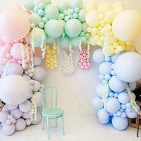 colorful macarons balloon garland arch 1st birthday party decoration kids wedding birthday latex baloon baby shower boy girl