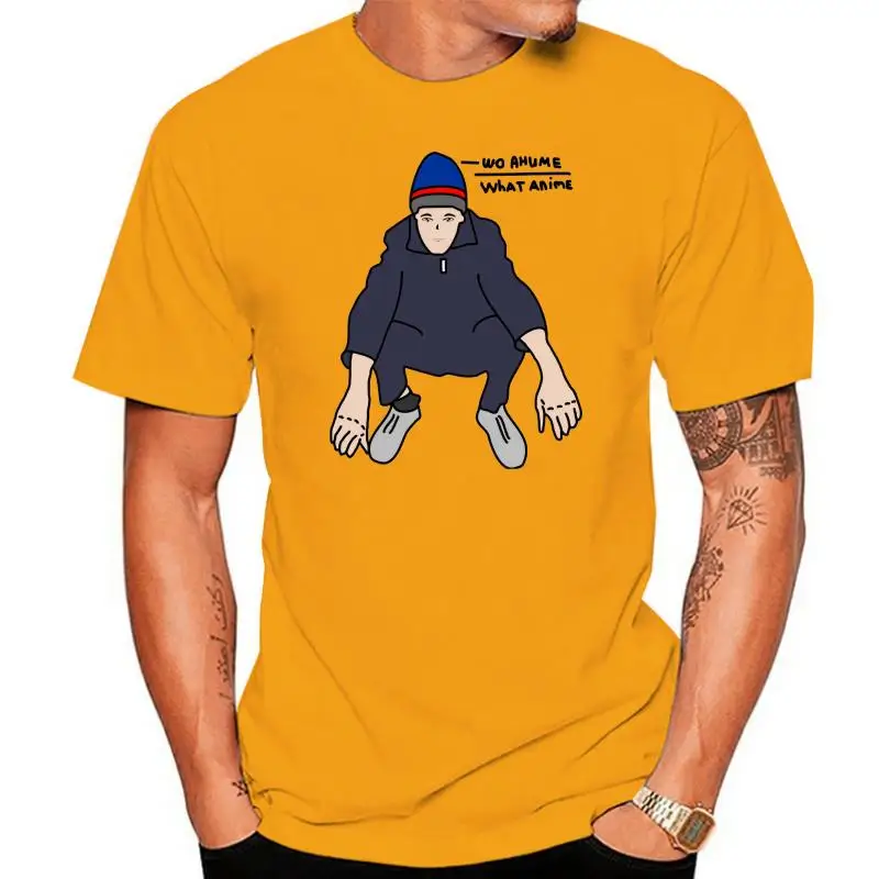 

Футболка с коротким рукавом для мужчин и женщин, рубашка с рисунком российского аниме гопника и манги (1)