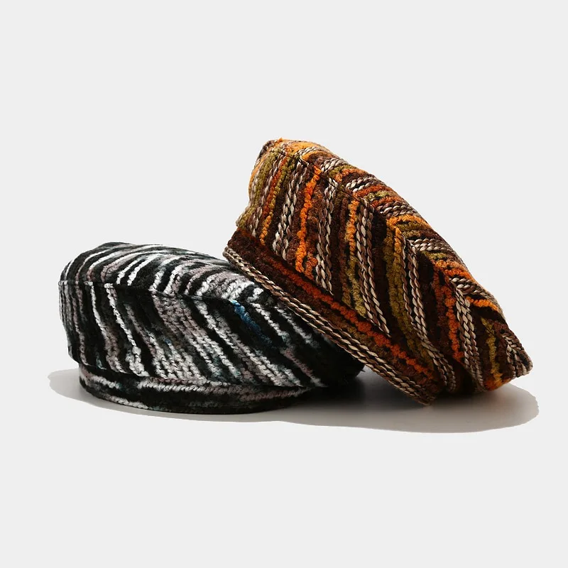 

New Style Boho Beret Ladies European and American Retro Painter Hat Casual Newsboy Caps Winter Hats for Women