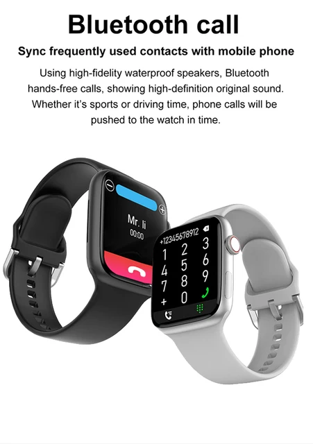 2023 Sport Smart Watch Series 8 HD Screen Sports Heart Rate Fitness Tracker Bluetooth Call Men Women Smartwatch for Apple Watch 5