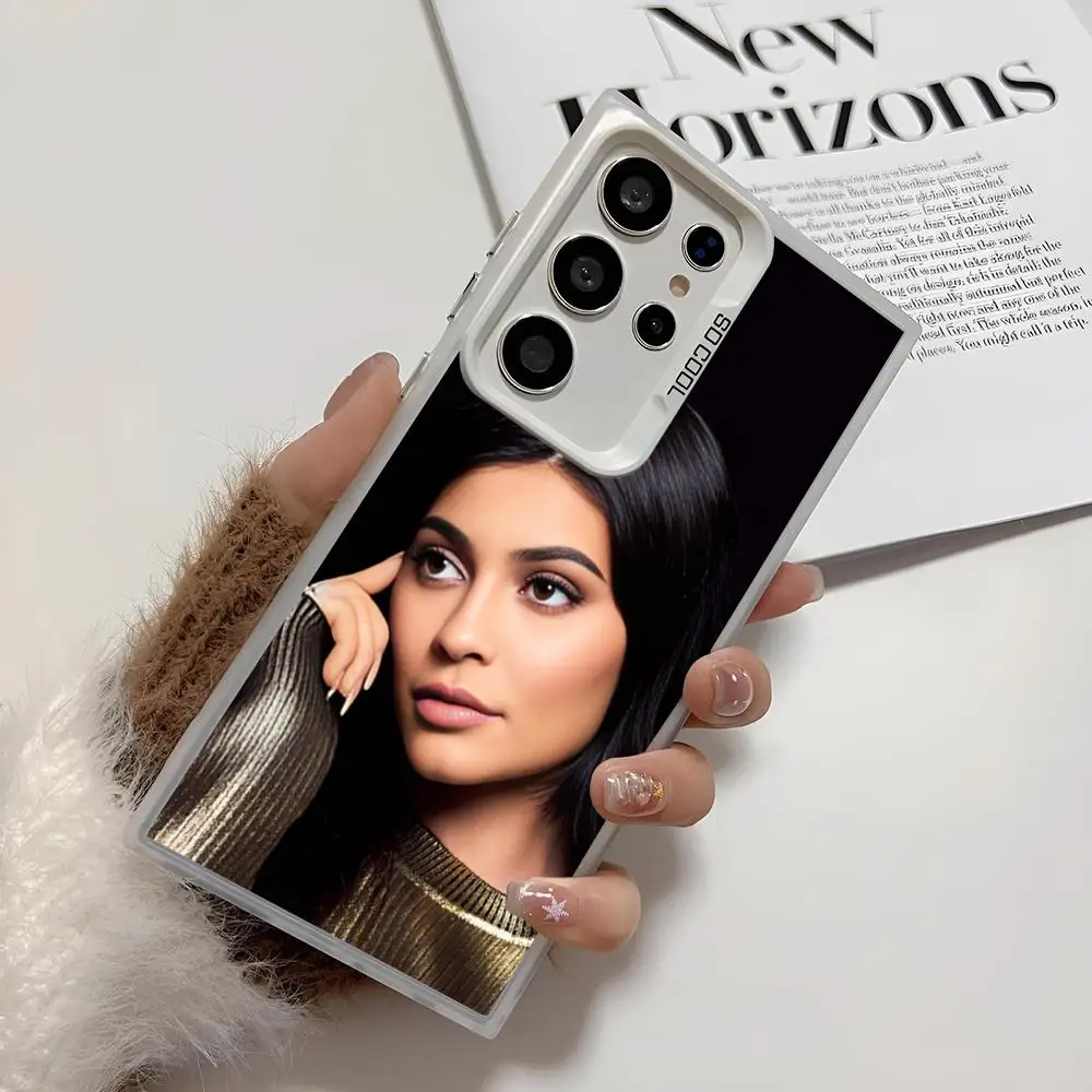 Чехол для телефона K-Kylie J-Jenner Samsung S25 S24 Ultra 23 Fe 22 Plus Galaxy A54 A55 A13 A15 A25 A34 Цветной