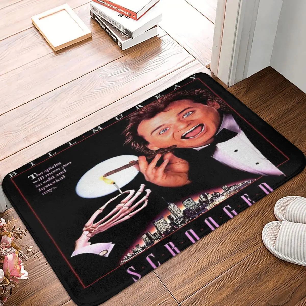 

Коврик Scrooged - Bill Мюррей 40x60 см, Полиэстеровые коврики, Настраиваемые комнатные коврики для дверей