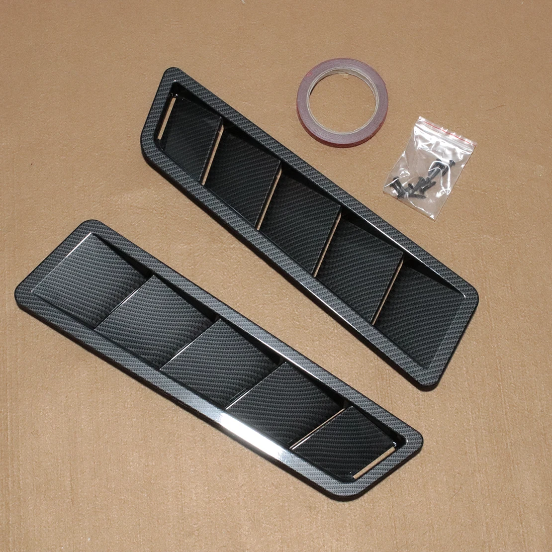 

2 шт., Универсальная автомобильная крышка из углеродного волокна