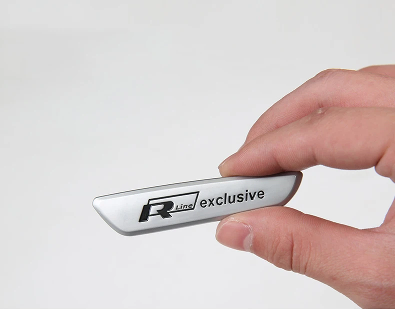 R LINE 3D наклейка из алюминиевого сплава для внутренней отделки автомобильной