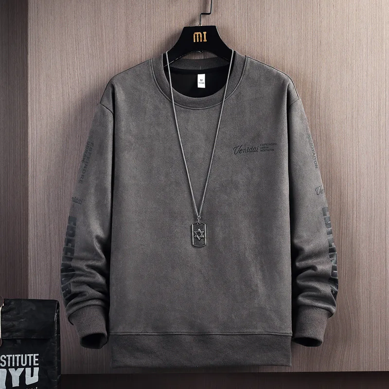 

2023 Harajuku Sweatshirts Mens Casual Long Sleeve Fashion Hip Hop Print Sweatshirt Streetwear Korean Loose Pullover Hoodie