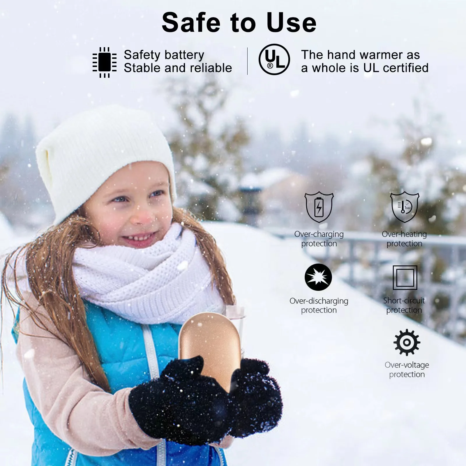 

Электрическая грелка для рук, грелка с зарядкой от USB, зимняя грелка, портативный карманный мини-обогреватель, грелка для рук для улицы