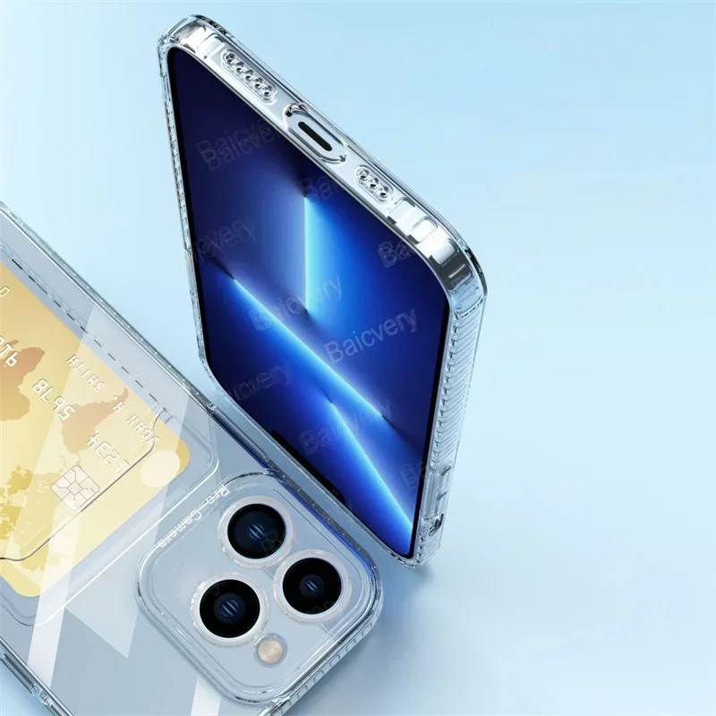 Капы для Infinix Smart 9X6532 Hot 50i X6531 X6531B прозрачный корпус зажим карт карман задняя
