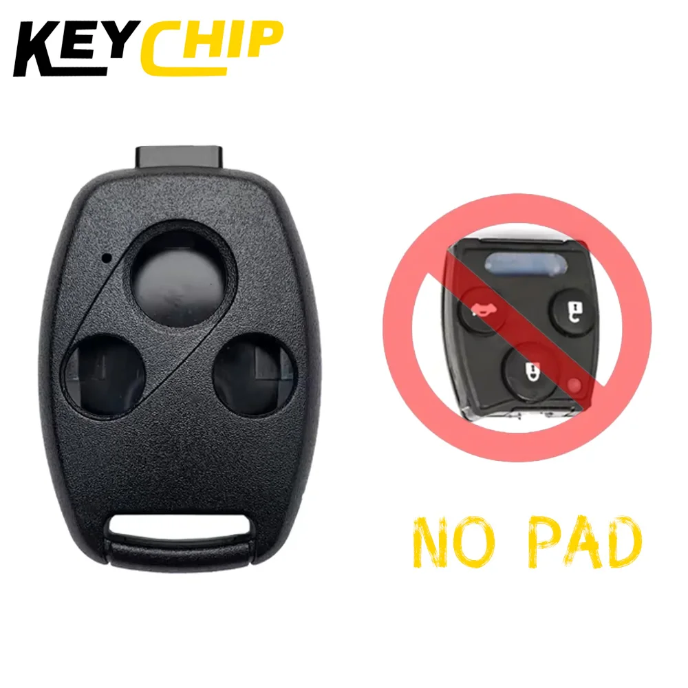

KC для Honda Accord Civic CRV Pilot 2 2003-2013 годов 2 + 1 3 + 1 кнопки чехол для дистанционного ключа автомобиля с резиновой накладкой