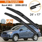 Автомобильный стеклоочиститель для Toyota Rav4 MK3 2005-2012 лобовое стекло резиновый силиконовый запасной передний стеклоочиститель 24 