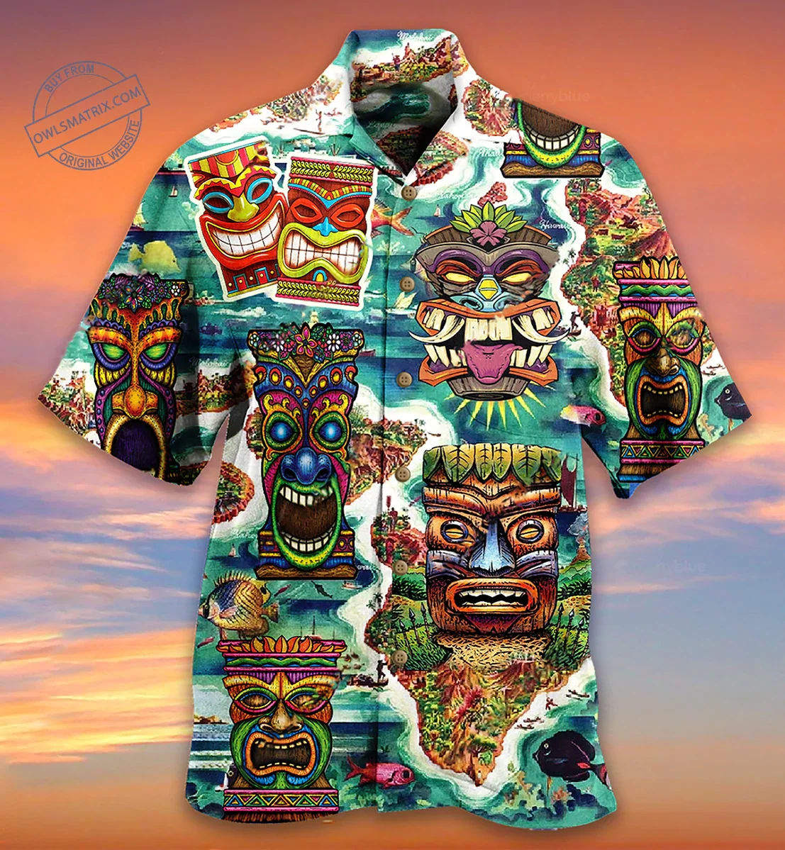 

Mayan Totem 3d Print Men's Shirts 2022 Hawaiian Shirts For Men Cuban Collar Short Sleeve Fashion Skull Fashion Tops Male Clothes
