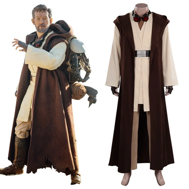 

TV Wars Series Obi-Wan Kenobi Cosplay Costume Outfits Halloween Carnival Suit