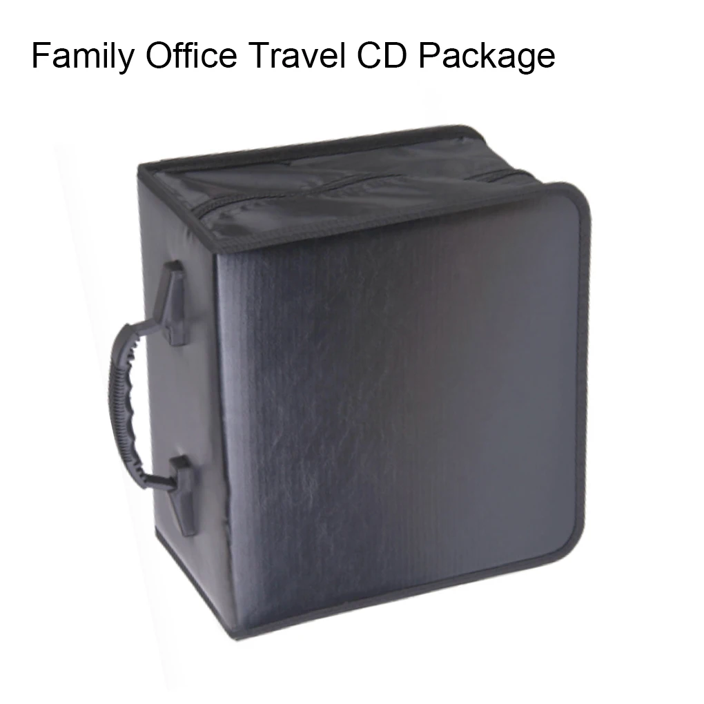 

Black Scratch-resistant DVD Case - Waterproof - Easy Access - 400 Dics Capacity Durable 400 Capacity