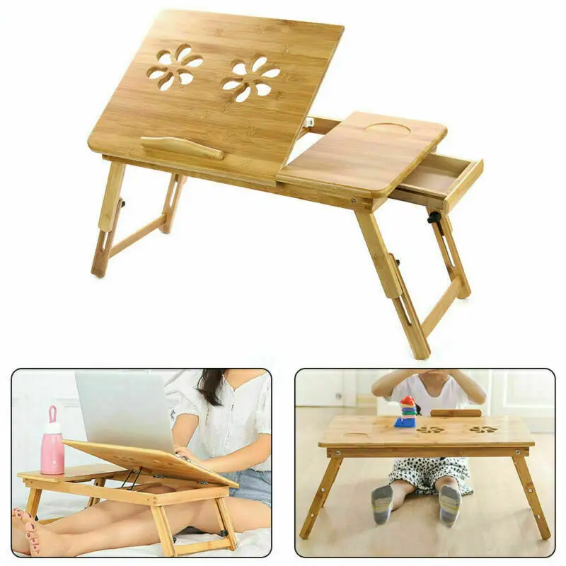

Portable Laptop Computer Desk Foldable Adjustable Bed Sofa Tray PC Stand Table