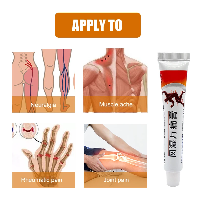 

20g Natural Body Pain Relief Ointment Soothing Rheumatoid Arthrit Neck Back Muscle Massage Cream Lumbar Analgesics Dressing