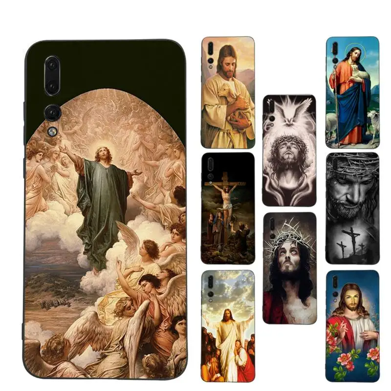 

New Faith Christian Religious Jesus Phone Case for Redmi 8 9 9A for Samsung J5 J6 Note9 for Huawei NOVA3E Mate20lite cover