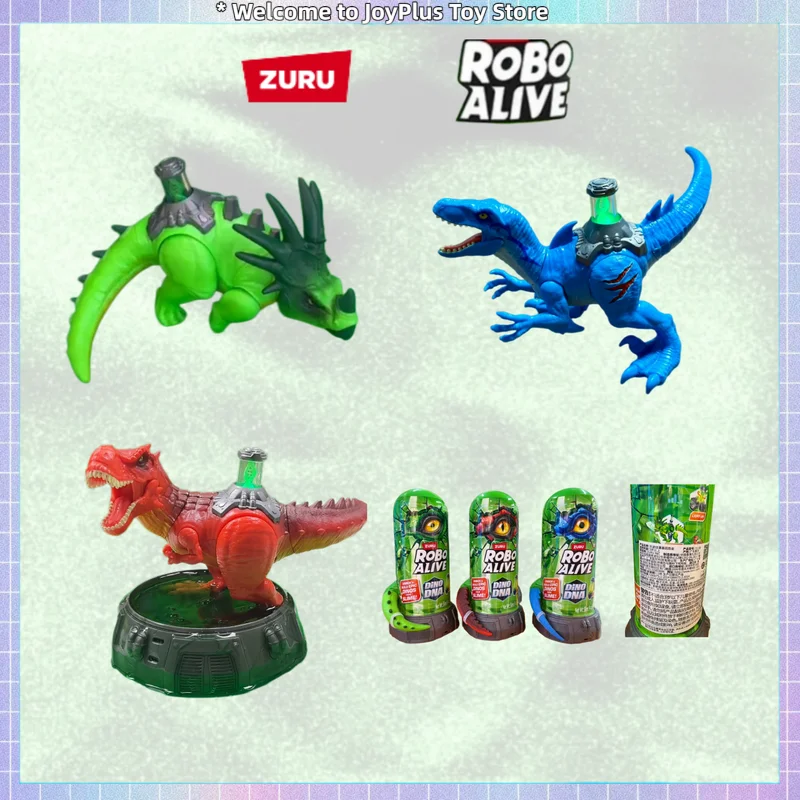 Фото Коллекционная игрушка Zuru Robo Alive Dino DNA Surprise Blind Box: Драконы и динозавры для поиска сокровищ, модная модель, идеальный подарок №1