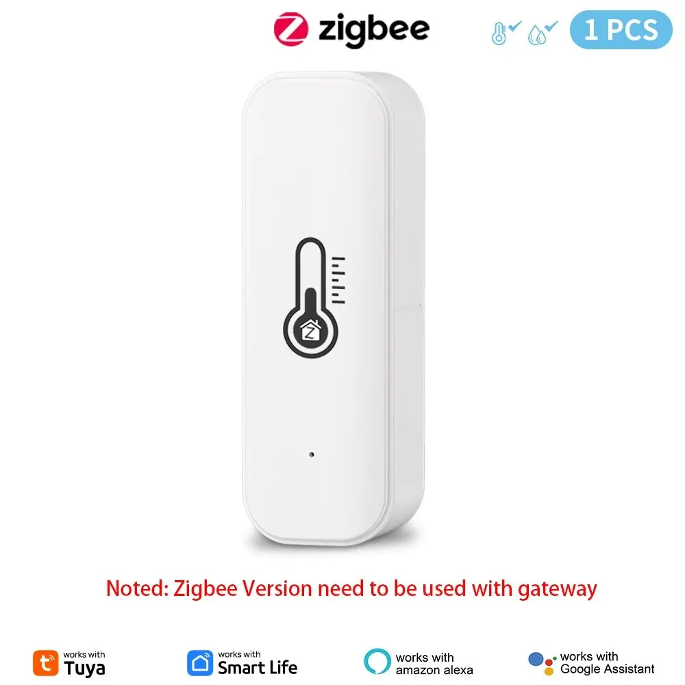 

Датчик температуры и влажности Tuya Zigbee/WiFi