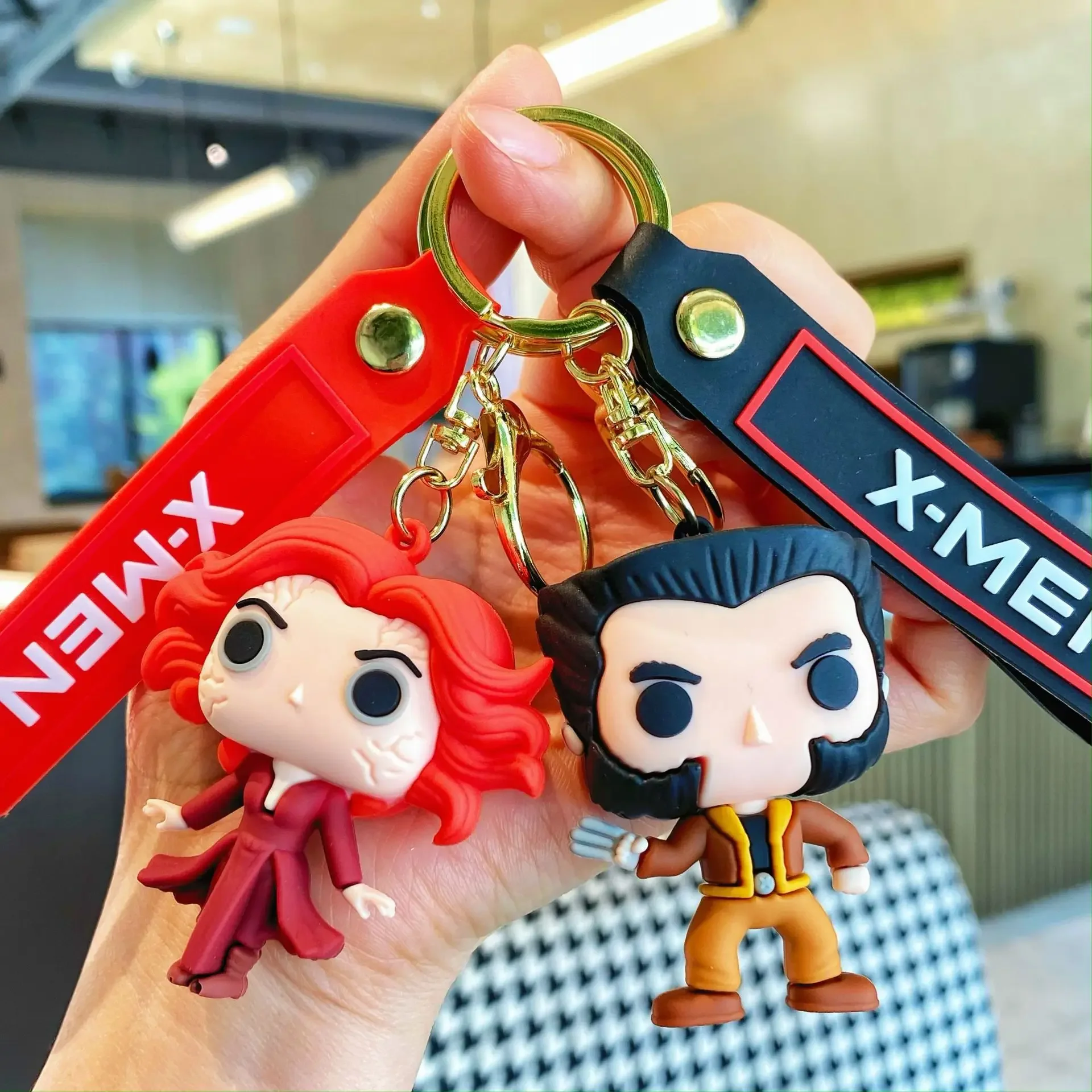 Marvel X-Men Росомаха Феникс аниме фигурка ПВХ кукла брелок аксессуары сумка