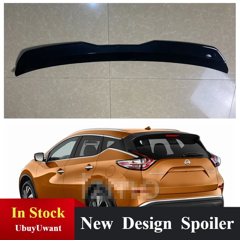 

Задний спойлер на крышу для Nissan Murano спойлер 2020 2021 глянцевый черный аксессуары из АБС-пластика крыло заднего багажника автомобиля