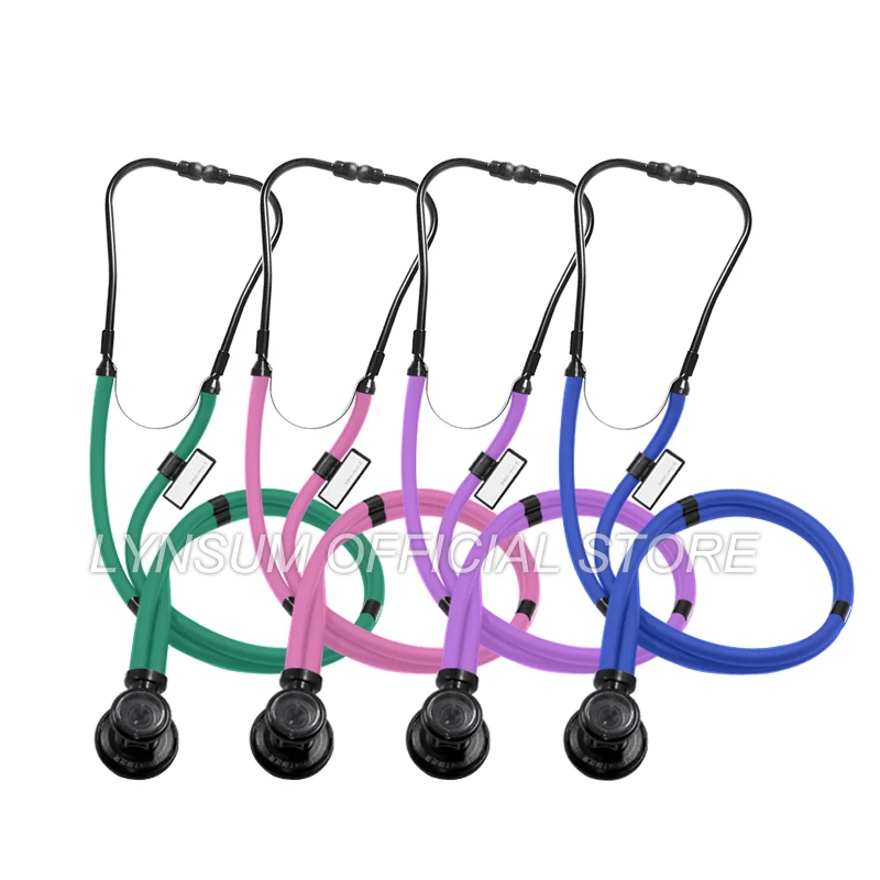 

Classic Professional Dual Head Medical Black Sprague Rappaport Estetoscopio Cardiology EMT Cute Nurse Doctor Student Stethoscope