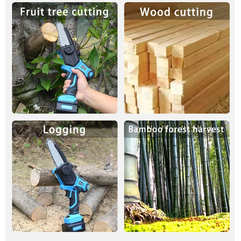 Портативная электрическая бензопила 16 8 в/2 А 5 дюймов