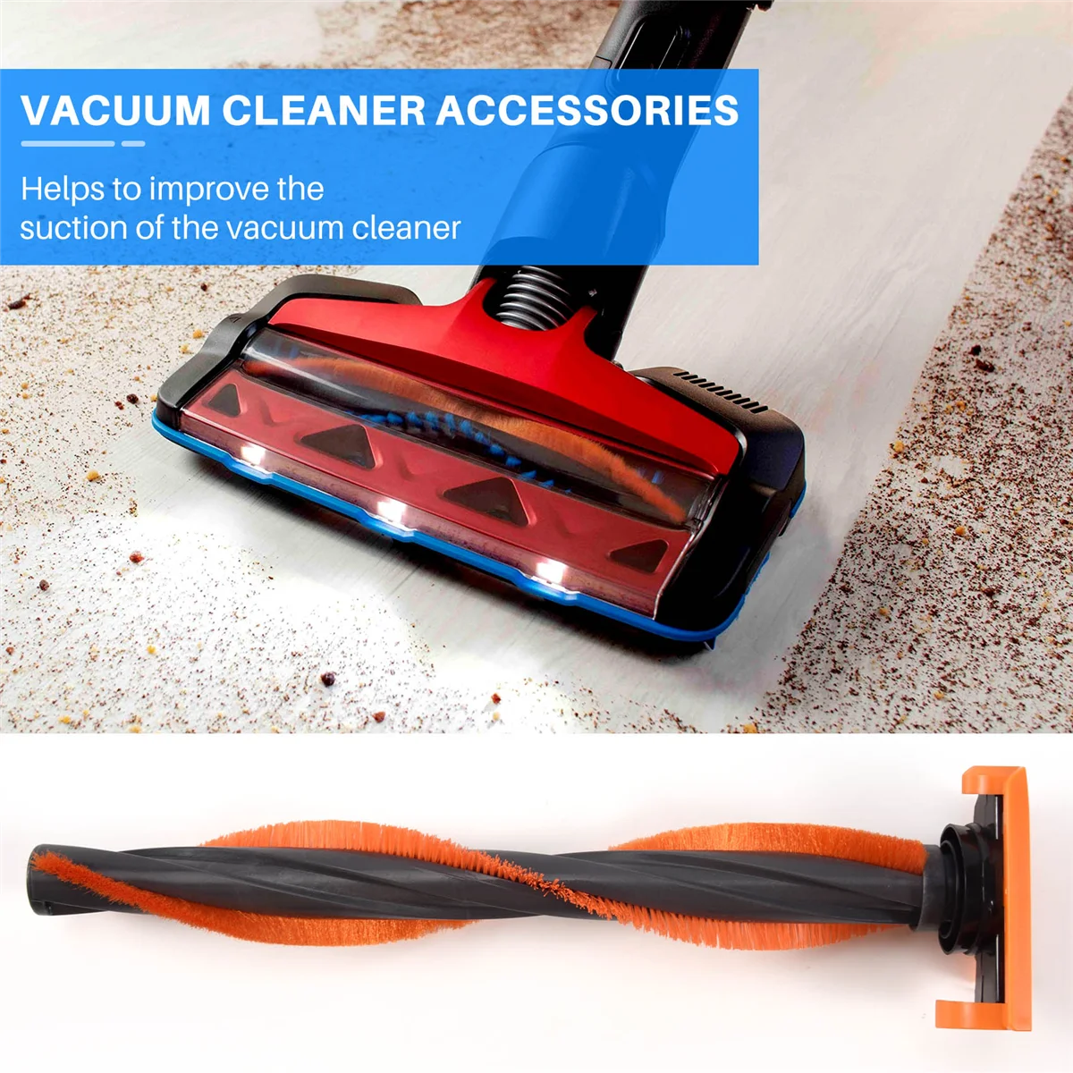 Roller Brush Replacement for Philips Speedpro Aqua FC6729/01 FC6728/01 FC6726/01 FC6725/01 FC6722/01