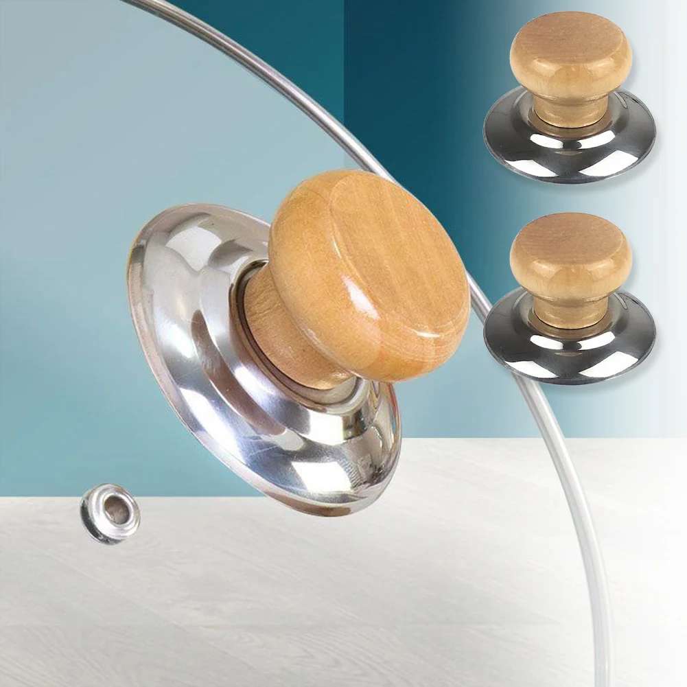 

4Pcs Pot Lid Knob Universal Lid Replacement Knob Pan Cover Handle Cookware Accessories Kitchen Cooking Kitchen Utensil Tools