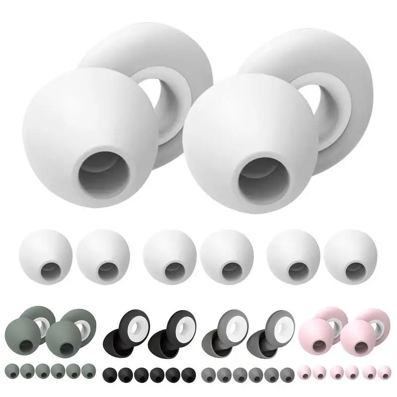 

Беруши для сна, шумоподавление, Защита слуха, тихие беруши, силиконовые Нескользящие беруши для концертов, мотоциклов