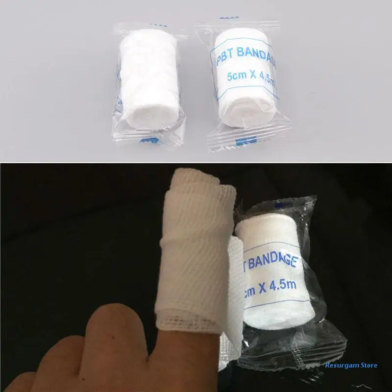 

1 рулон марлевая повязка медицинская стерильная повязка для ран для первой помощи растягивающаяся Прямая поставка