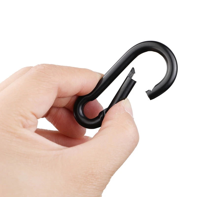 

D Shaped Carabiner Hook Keychain Climbing Equipment Backpack Buckle Carabiner