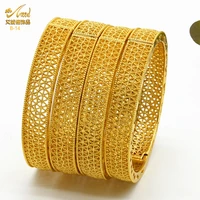aniid women african bracelets set 24k gold plated bangles jewelry indian dubai wedding bangle wholesale mom gift for female