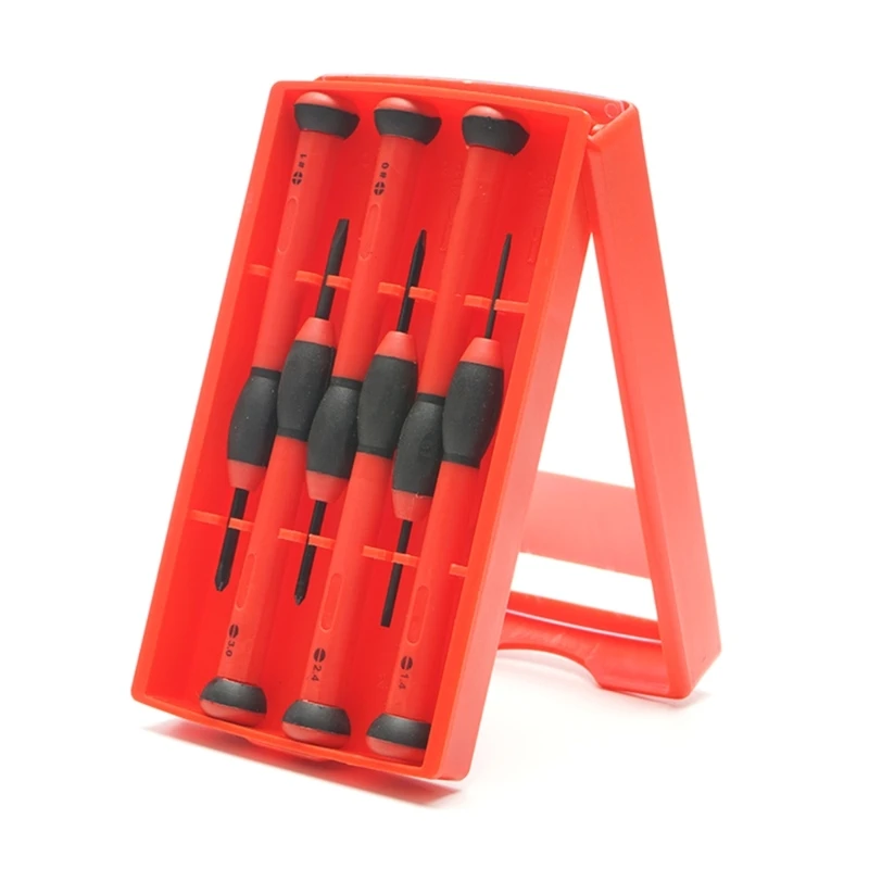 

6 шт. прецизионная Магнитная отвертка инструмент для ремонта часов шлицевая отвертка Phillips тонкая отвертка для телефона планшета