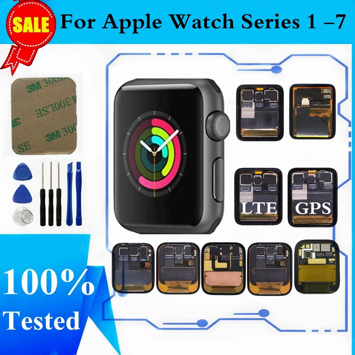 Touchscreen Für Apple Uhr 5 Serie 5 Touch Panel 40mm44mm Touch Glas Für Apple Uhr 4 Series4 Touch Displsy für Apple Uhr