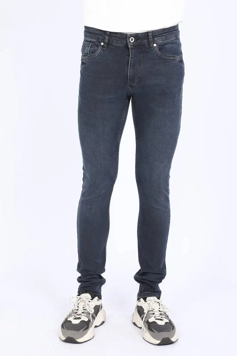 

Men's Skinny Fit Jean Pants Dark Navy Teo