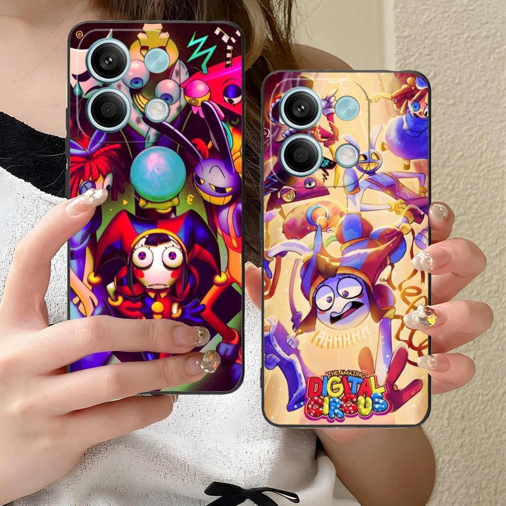 Удивительный цифровой цирковый Чехол для мобильного телефона Xiaomi Redmi 13 13C 12 12C 10 10C