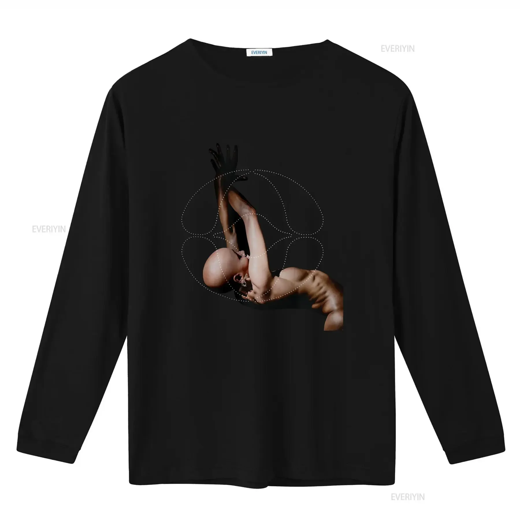 Фото Футболка FKA Twigs, мерч Eusexua, графический принт, винтажная, с эффектом потертости, стильная, универсальная, дизайнерская одежда, мягкая, удобная, мужская, слегка состаренная. №3