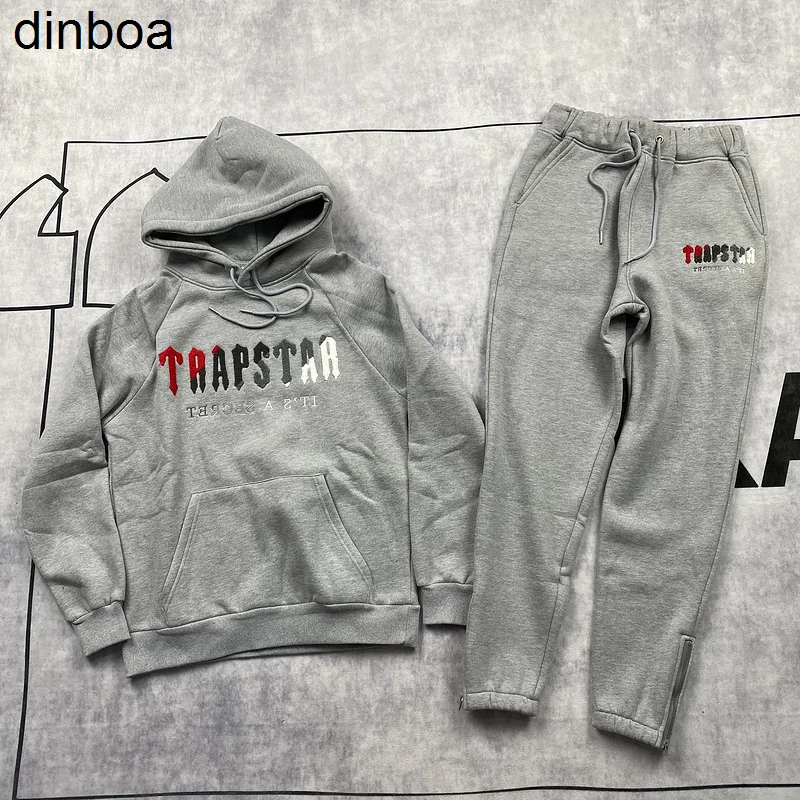 

Dinboa-new 2022 Y2k Towel Embroidered Trapstar Hoodie Unisex Top Couples' Modelshooded Pullover