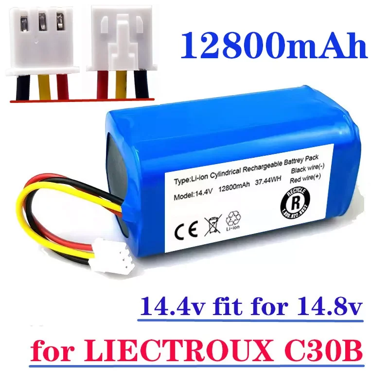 

100% New Original 14.4v Battery for LIECTROUX C30B Robot Vacuum Cleaner, 1pc/pack