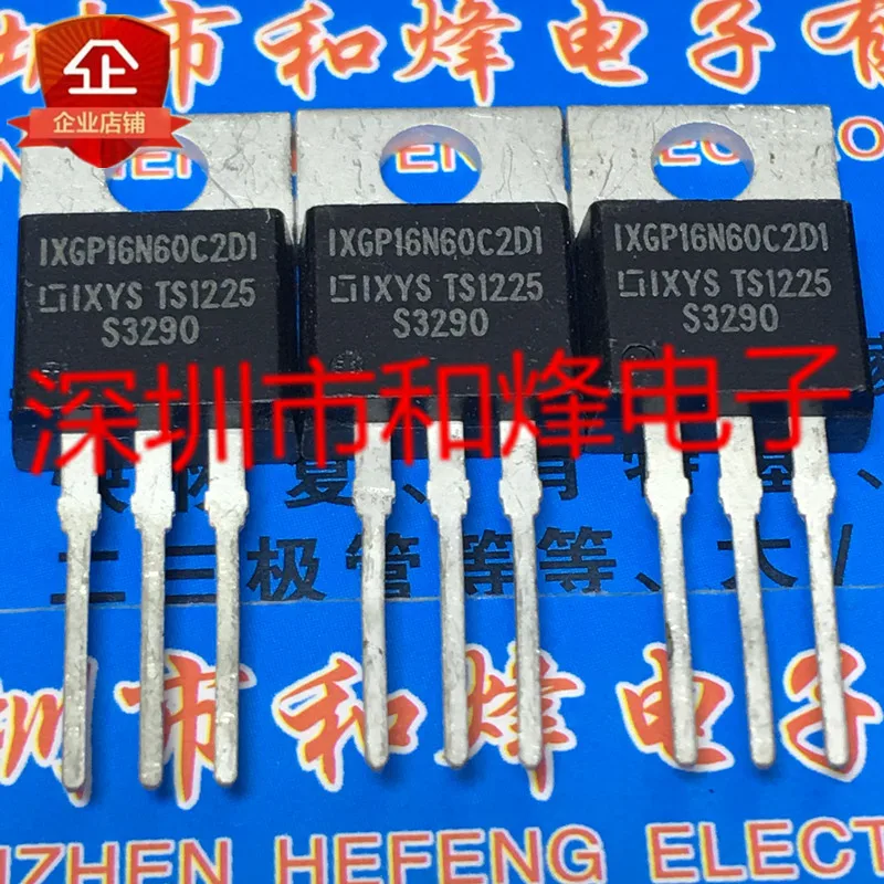 

5PCS-10PCS IXGP16N60C2D1 GP16N60C2D1 TO-220 600V 16A New And Original On Stock