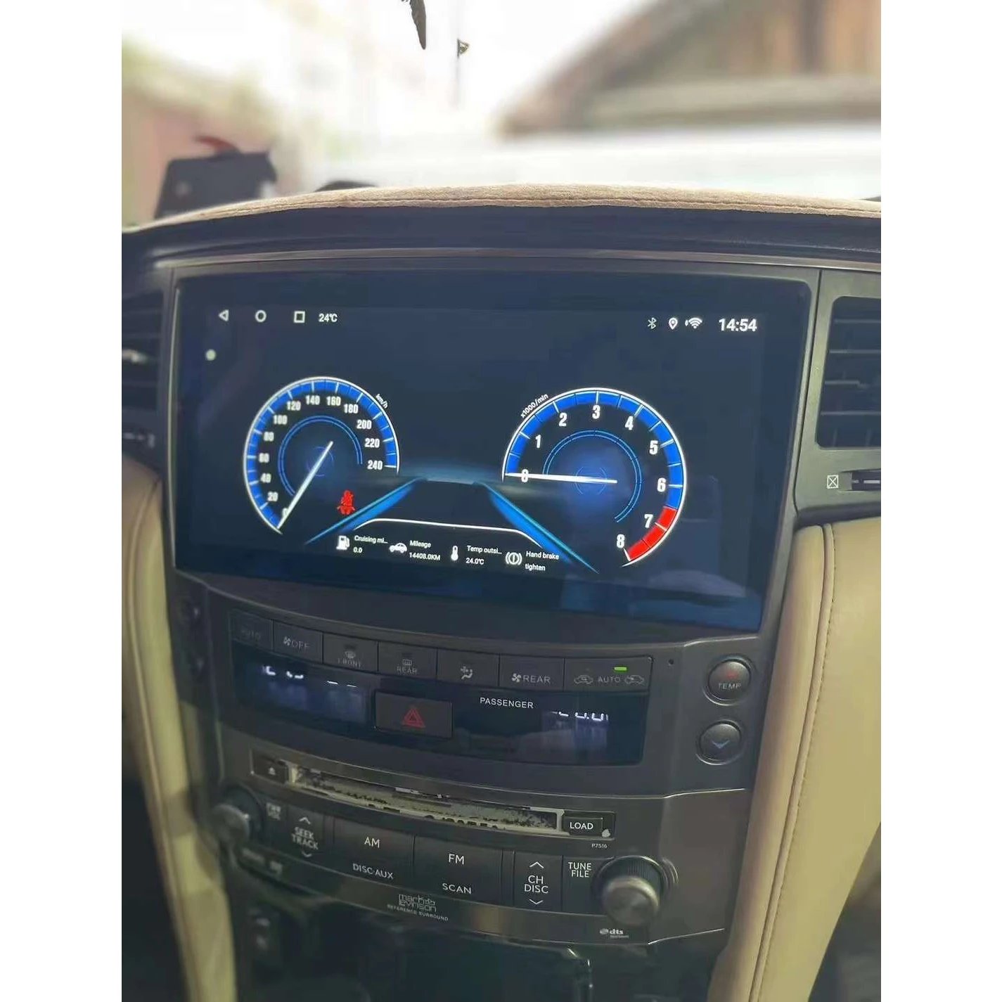 Для LEXUS LX570 2007-2015 Android мультимедийный DVD-плеер Carplay GPS навигация Сенсорный экран