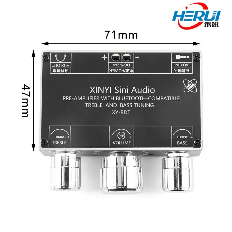 Плата декодирования XY-BDT Bluetooth 5.1 двухканальная стереосистема предварительный