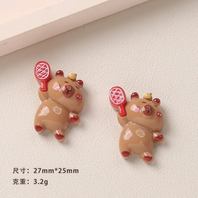 10 шт. красочные милые мультяшные фигурки из смолы любовные виды спорта