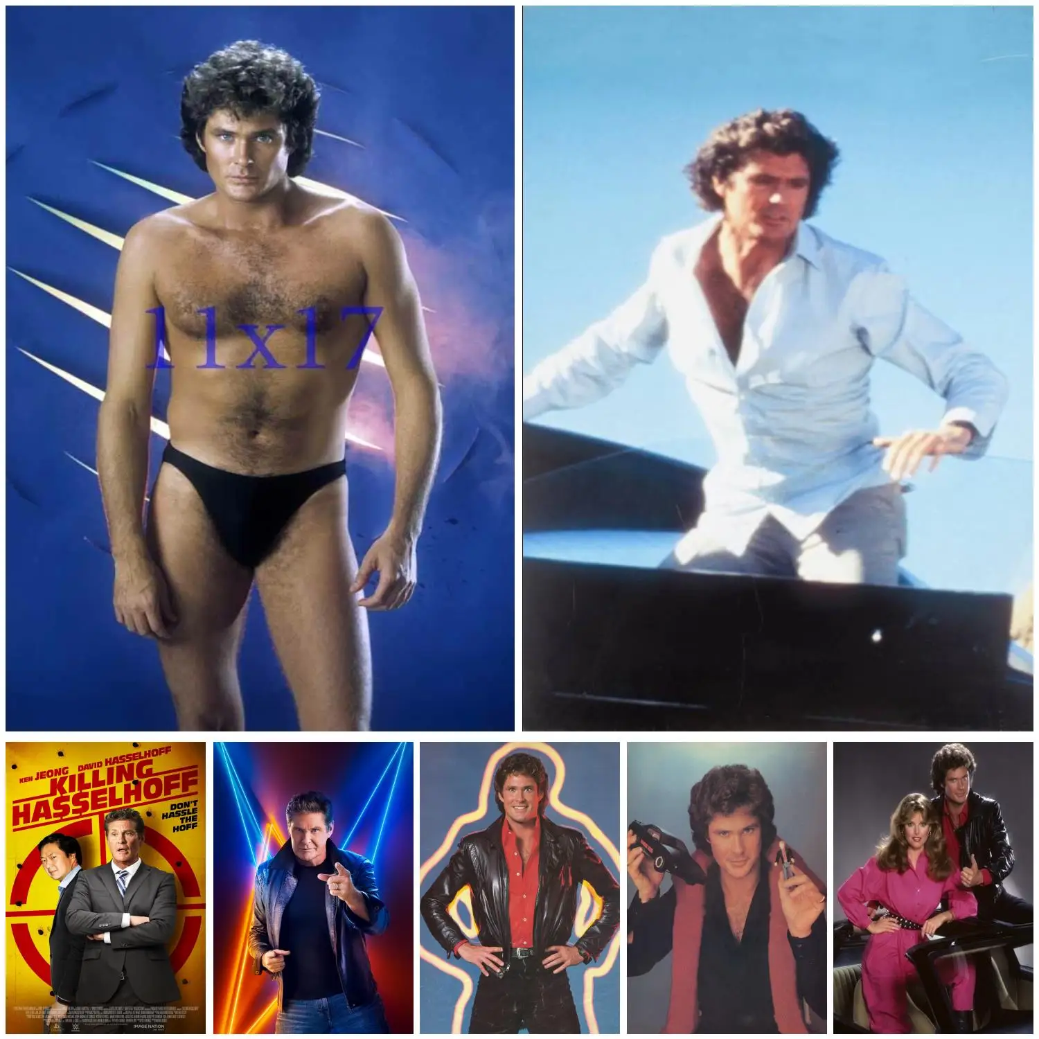 

David hasselhoff плакат на холсте художественный плакат и настенный художественный плакат современная семейная Спальня Декор плакаты
