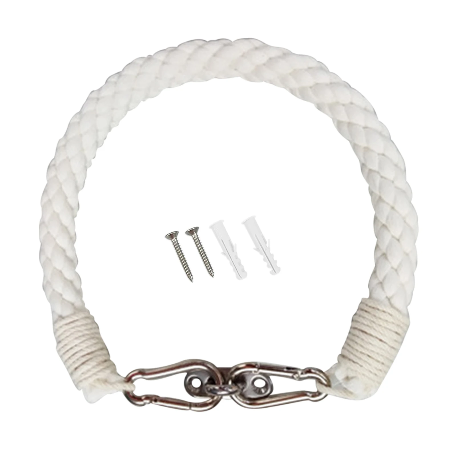 

Rustic Toilet Paper Holder Dispenser Nautical Rope Towel Home Wall Mounted Industrial Style Roll Rack Accessories Kitchen