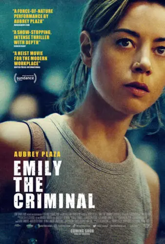 

Emily the Criminal 2022 Movie Wall Art Print PVC Poster PP Glue Transparent Waterproof Tear-Off Ready To Paste